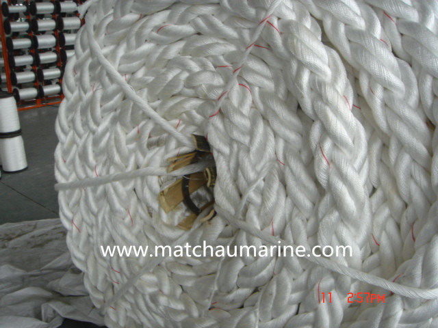 China Manufacturer 16 Strands PP Marine Mooring Rope for Sale