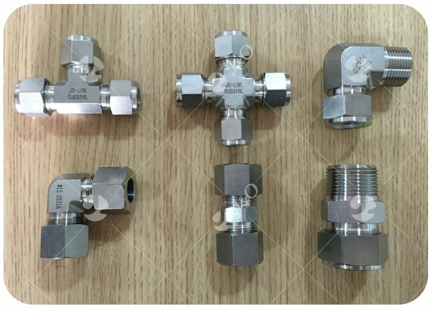 Tube Fitting-Straight Stainless Steel NPT Thread Connectors Instrument Pipe Fitting