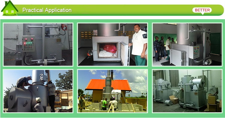 High Quality Medical Waste Incinerator for Hospital Waste Burning