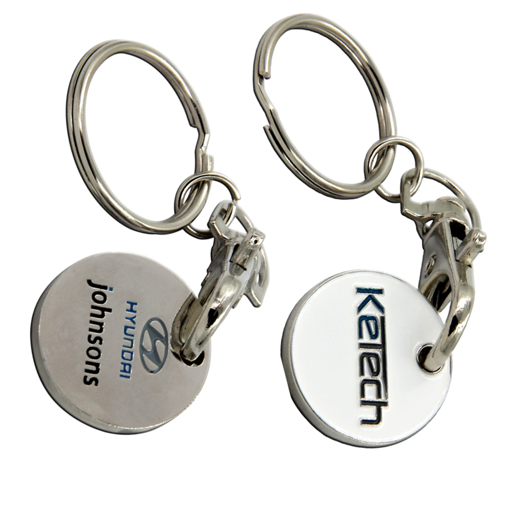 Fashion Metal Heart Shape Keychains with Custom Logo