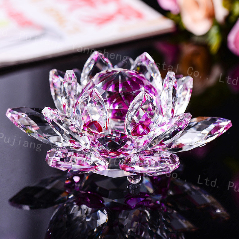 Flower Lotus Crystal Wedding Gifts Souvenirs Favors