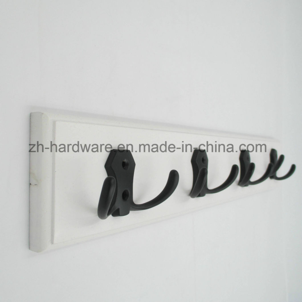 High-Grade Beautiful Clothes Hook Wooden & Metal Board Hook (ZH-7019B)