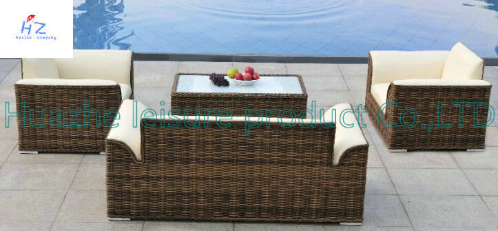 Wicker Sofa Outdoor Rattan Furniture Chair Table Wicker Furniture Rattan Furniture for Outdoor Furniture