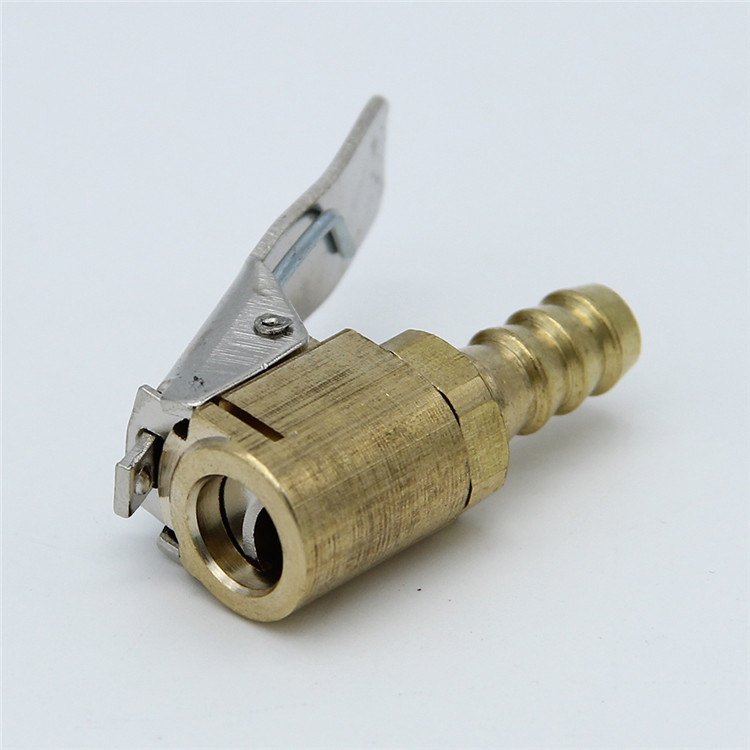 Open Flow Tire Valve Air Chuck, Clip on Style - 1/4