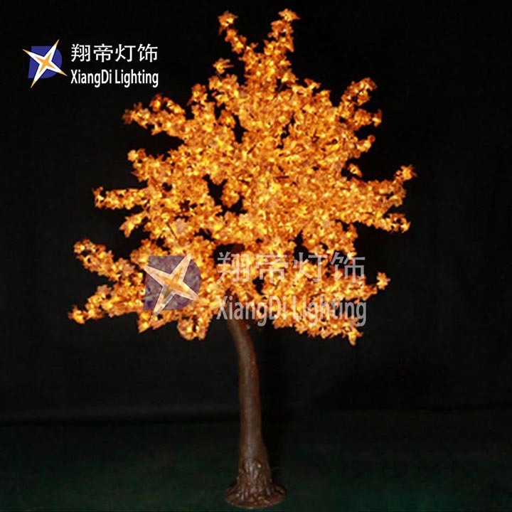 2.8m New Design Hot Sale Indoor Decoration LED Flocked Christmas Tree with Holiday Light Tree Lighting