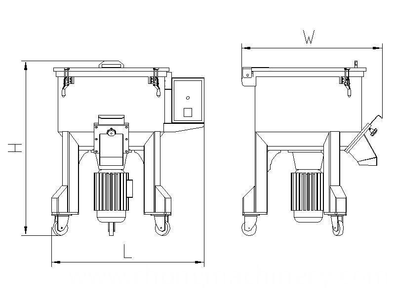 Plastic Vertical Color Mixer for Plastic Granules