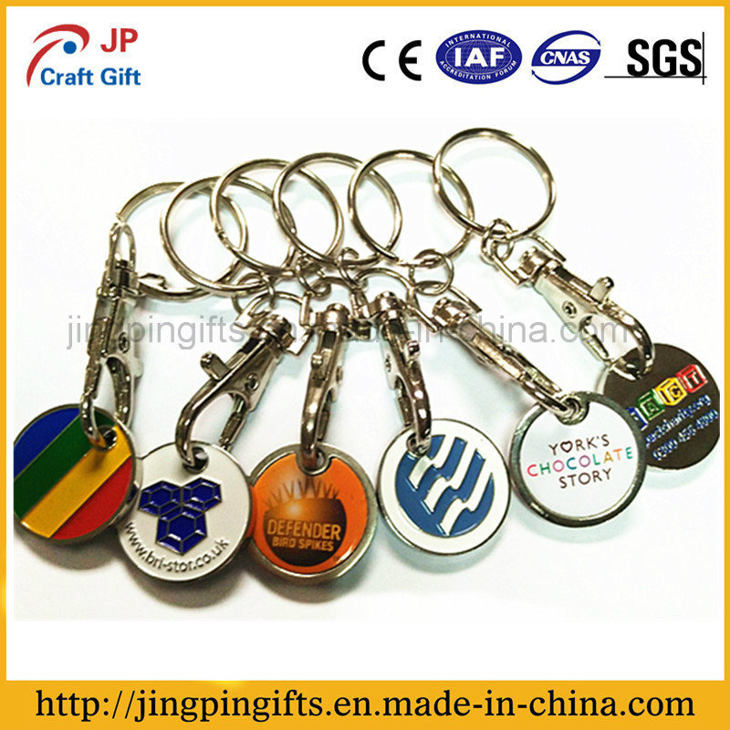 2017 Custom High Quality Supermarket Trolley Token Coin in Promotional Gifts