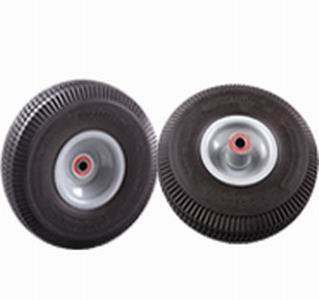 410/350-4 Black Sawtooth PU Foam Wheelbarrow Tire