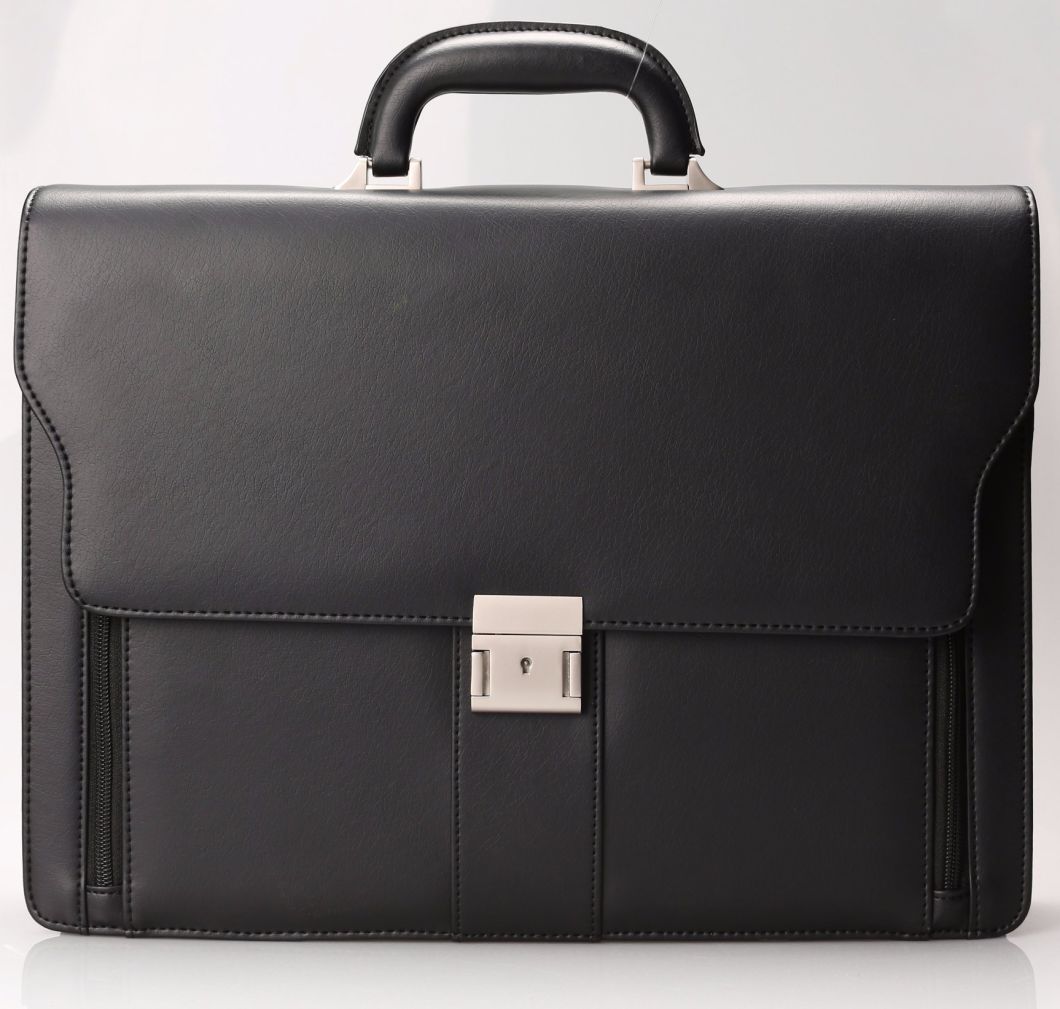 Fashion Leisure PU Leather Bags for Business Man Briefcase Portfolio Laptop Bags