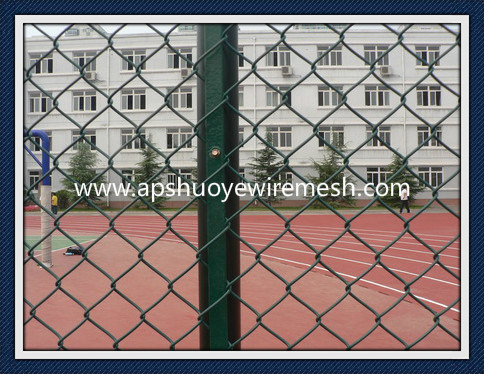 Galvanized Wire Chain Link Fence