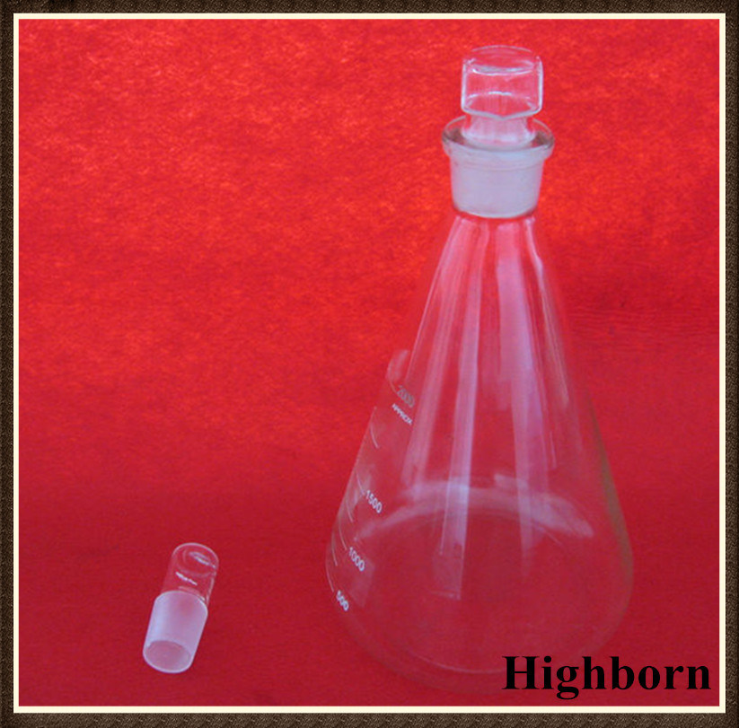 Laboratory Clear Borosilicate Glass Conical Flask