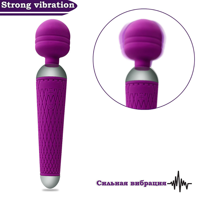 Powerful Clit Vibrators for Women AV Magic Wand Vibrator Massager Adult Sex Toys for Woman Masturbator