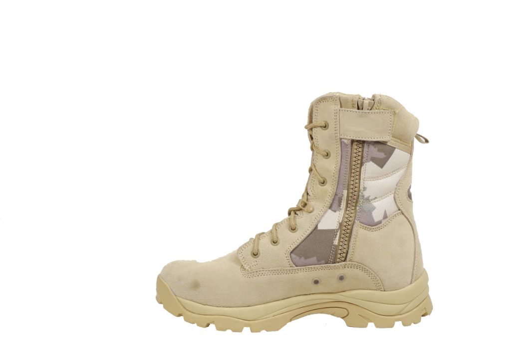 Tactical Military Desert Boots with Zipper