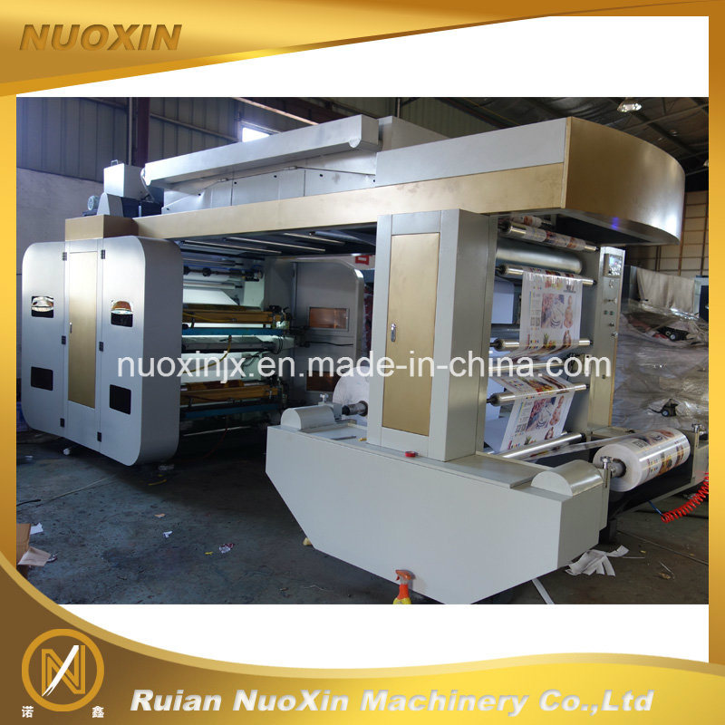 130m/Min 4 Colour High Speed Plastic Film Flexo Printing Machine