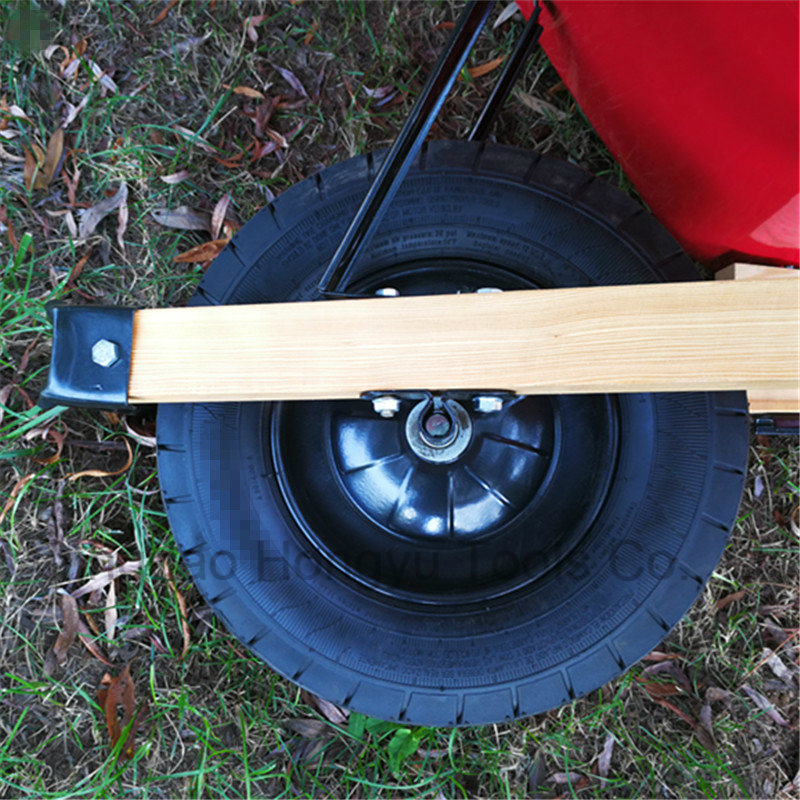 Truper Model 100L Heavy Duty Wooden Handle Wheel Barrow