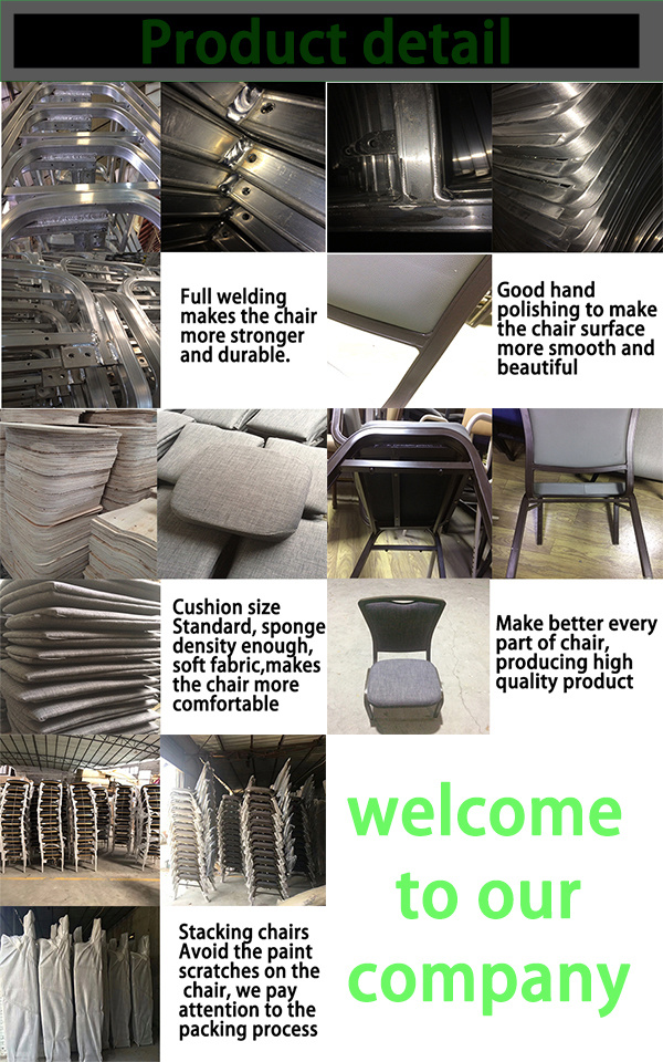 Comfortable Cushion Hotel Metal Banquet Chair (LT-A017)