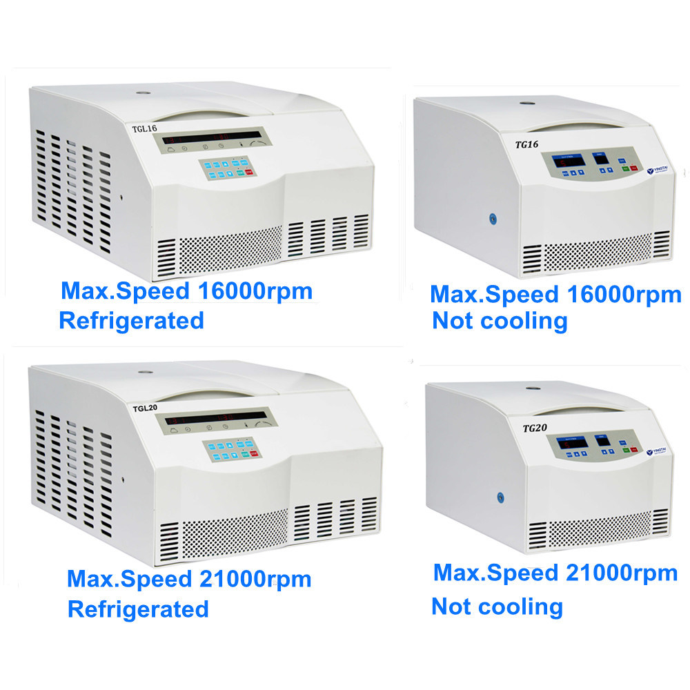 Tabletop Medical Laboratory High Speed Refrigerated Centrifuge 21000rpm