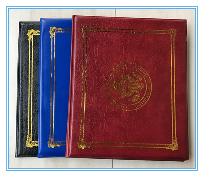 Custom Diploma and Certificate Folder, PU Degree Certificate Folder