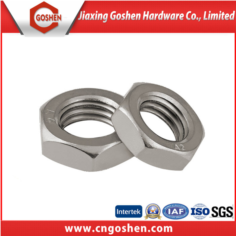 Stainless Steel Hex Head Thin Nut (M2- M32)