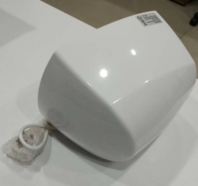Hot Sale Low Noise Polish White Plastic Hand Dryer with 2 Years Warrenty