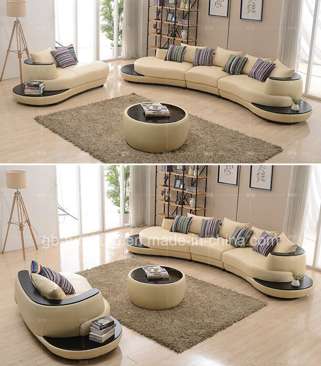 Italian Style Half Moon Shape Sectional Sofa S8021