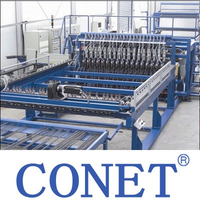 Conet Brand Semi-Automatic Welded Wire Fence Panels Making Machine (HWJ1200 with line wire and cross wire 3-8mm)