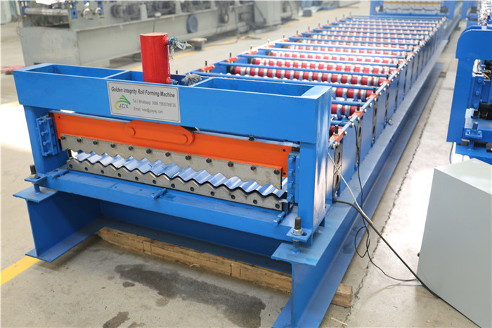 Automatic PPGI/Gi Corrugated Roofing Sheet Wall Panel Roll Forming Machine