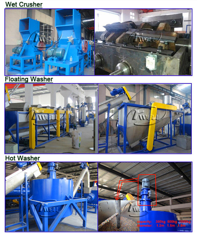 Pet Bottles Crushing/Washing Line/Pet Dryer/Dehumidifier/Pet Flake Recycling Line