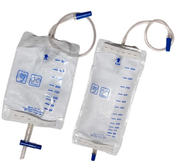 800ml Urine Collection Leg Bag with Bottom Outlet