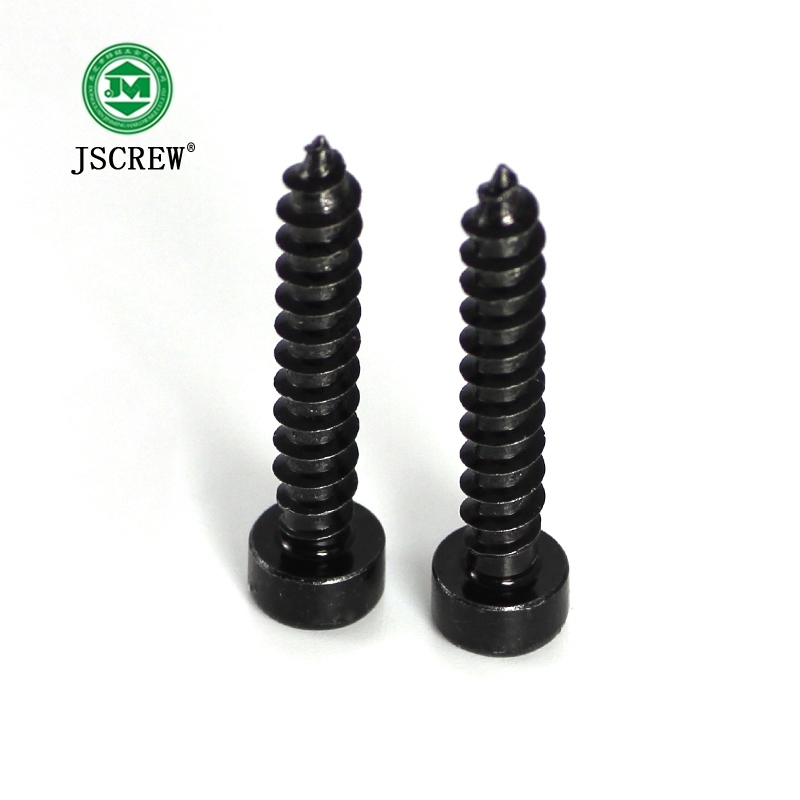 Black Zinc Cap Head Self Tapping Wood Screws