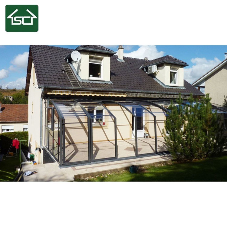 Sun Shelter Wall Mounted PC Roof Aluminium Patio Cover