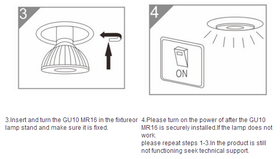 Hot Sale SMD COB GU10 LED Spotlight with Ce RoHS