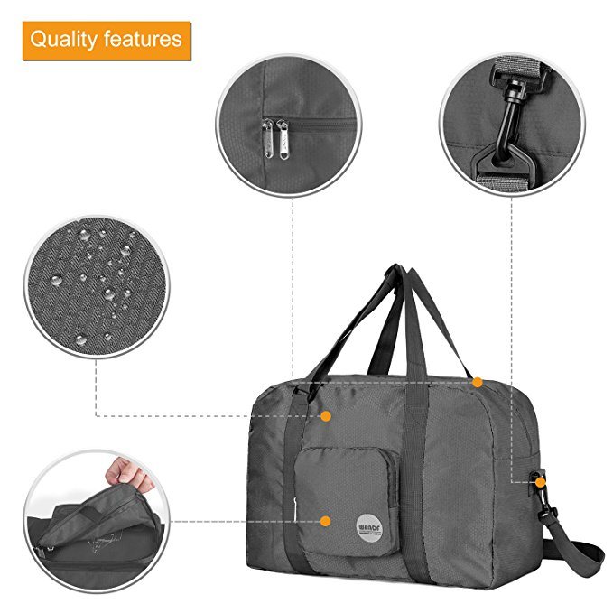 Foldable Travel Duffel Bag Luggage Sports Gym Water Resistant Bag