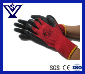 Cotton Glove, Safety Gloves, PVC Cotton, Nylon Gloves (SYST04)