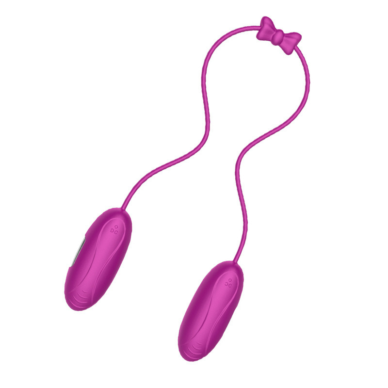 USB Rechargeable Female Sex Toys Clitoral Stimulators Double Jump Eggs