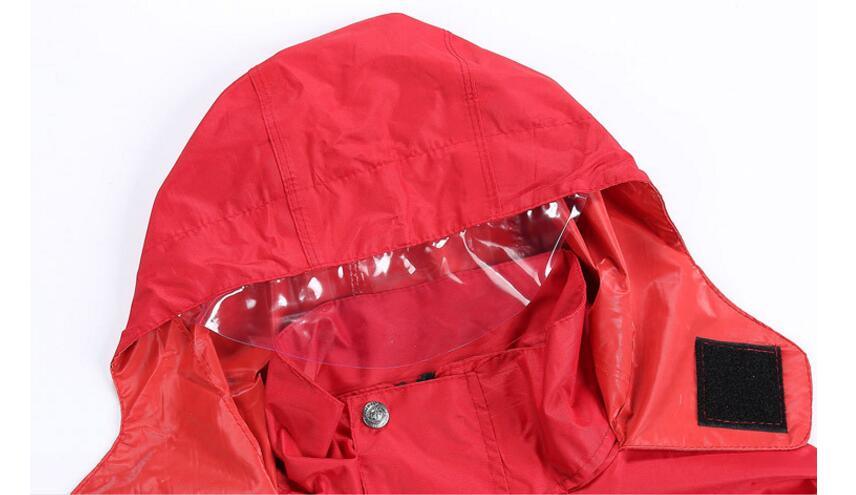 100% Polyester Safety Reflective Work Raincoat 2018