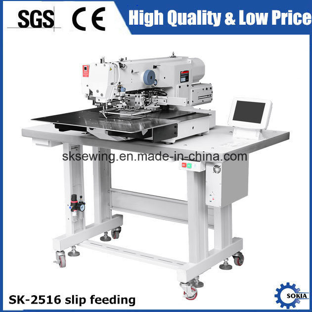 Automatic Zig-Zag Label Pattern Sewing Machine for Garment