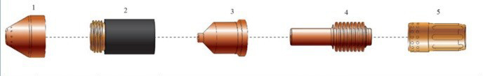 Nozzle 220930 for Power Max 85 Plasma Cutting Torch Consumables 45A/65A/85A