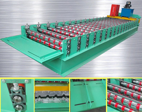 Popular Corrugated Steel Roofing Sheet Roll Forming Machine (LDG-1041)