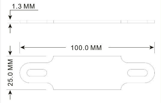 Coaxial Cable Marker Label in Orange, Red, White