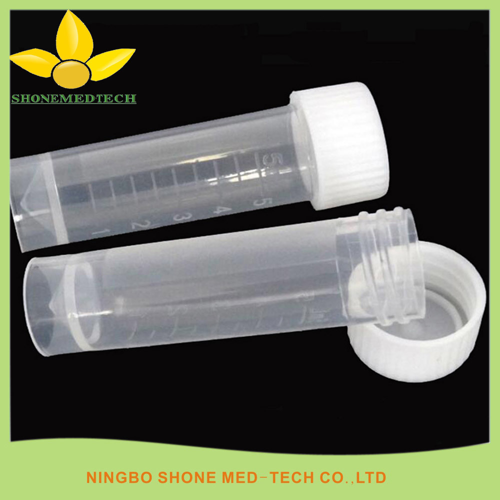 5ml Freezing Tube with White Cap