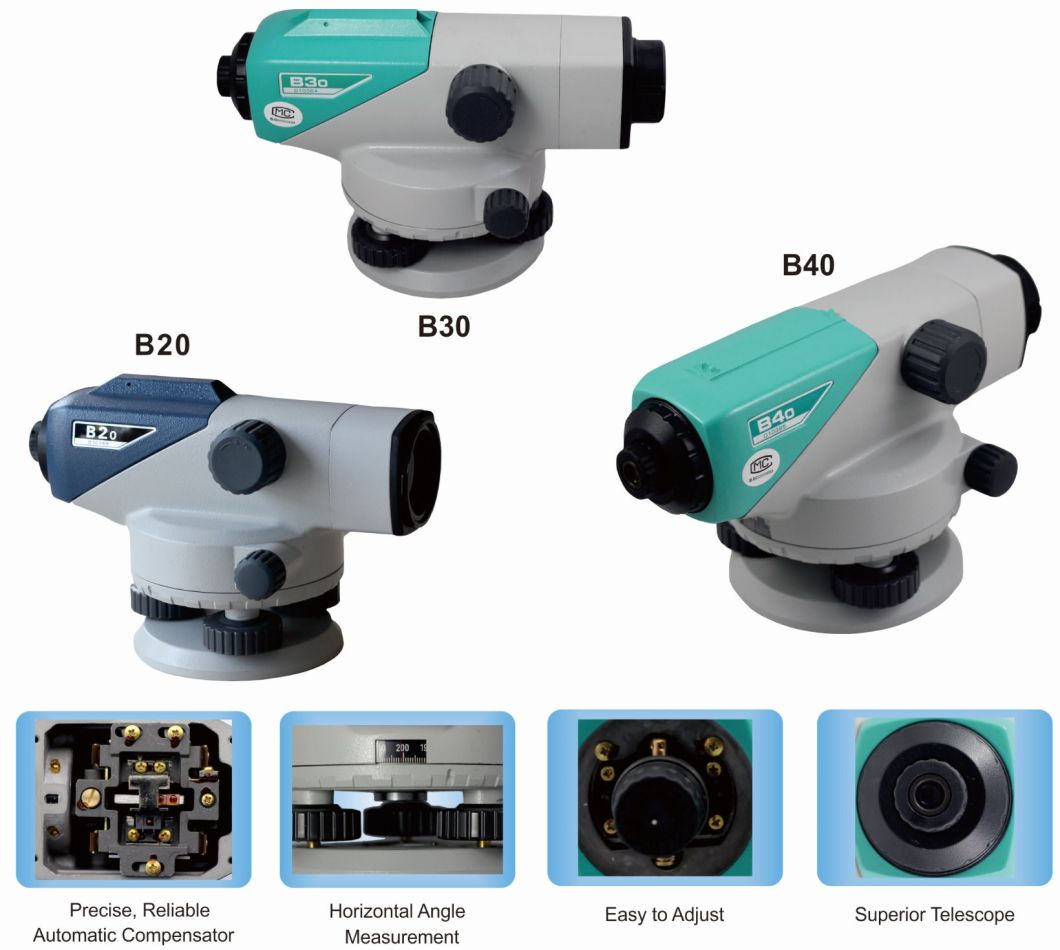 High Accuracy Auto Level 24X B40 Level Optical Surveying Equipment