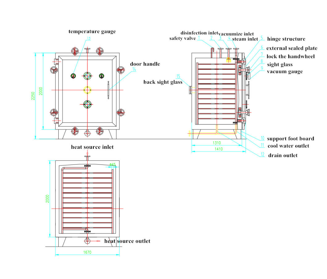 Fzg20 High Quality GMP Standard Vacuum Freeze Dryer