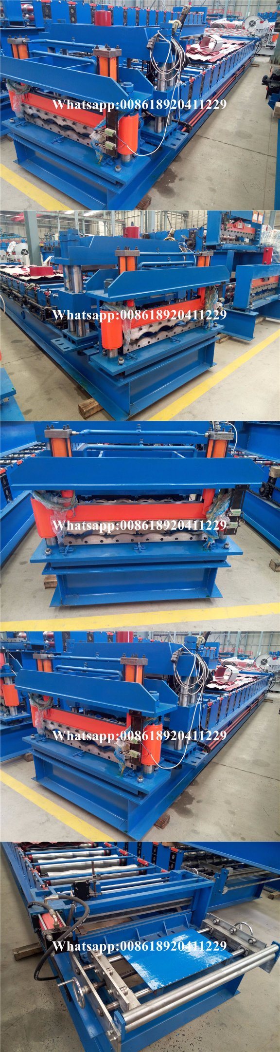 Botou Factory Cold Roll Bending Machine of Roofing Glazed Panel