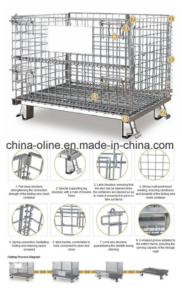 Metal Steel Wire Mesh Container