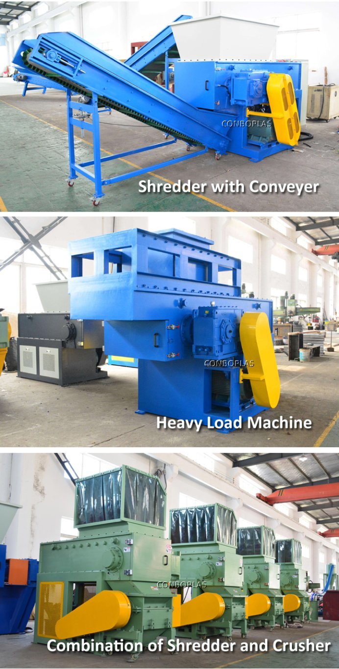 Plastic Recycling Machine/Plastic Granulator/Single-Shaft Shredder/Large Big Plastic Pipe Crusher