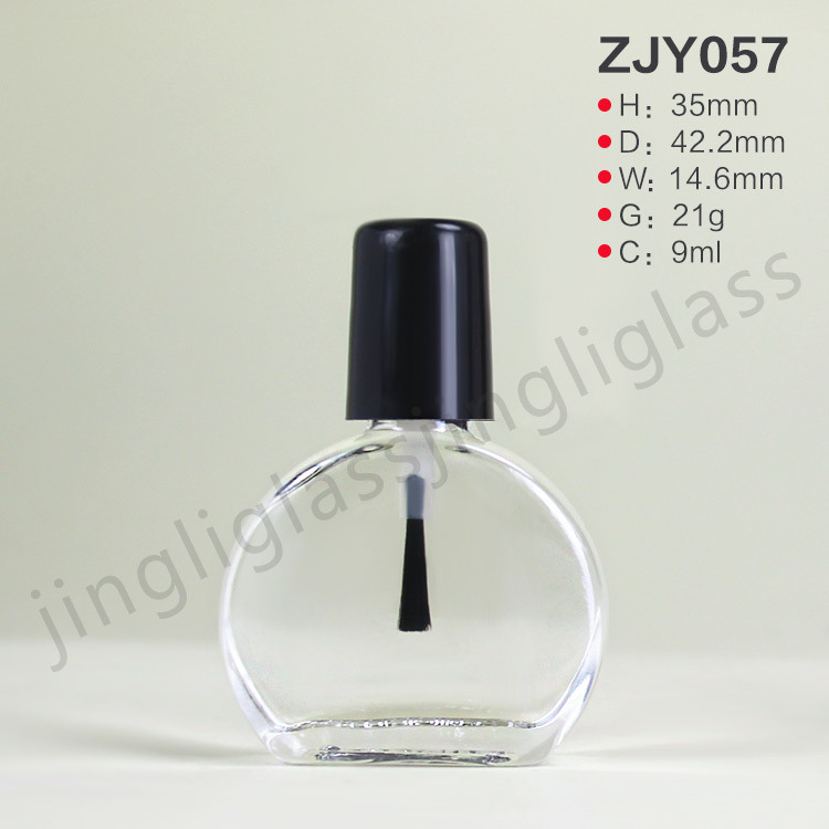 Wholesale Custom Variety of Style Empty Glass Nail Polish Bottle