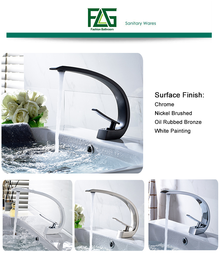 Flg Oil Rubbed Bronze Bathrrom Basin Faucet with Single Handle