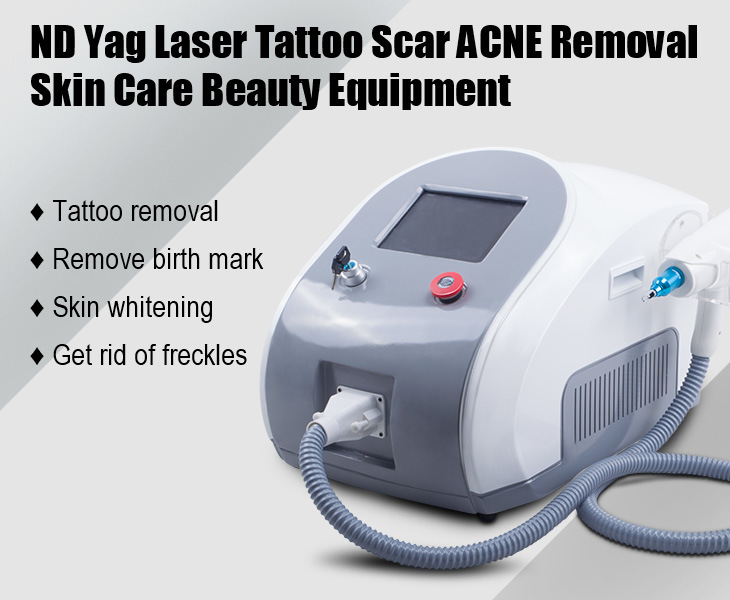 532nm 1064nm 1320nm YAG Laser Q Switch Tattoo Machine Laser Remover Pigment Device