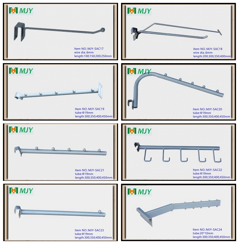 Supermarket Shelf Clothes Display Hook Rack